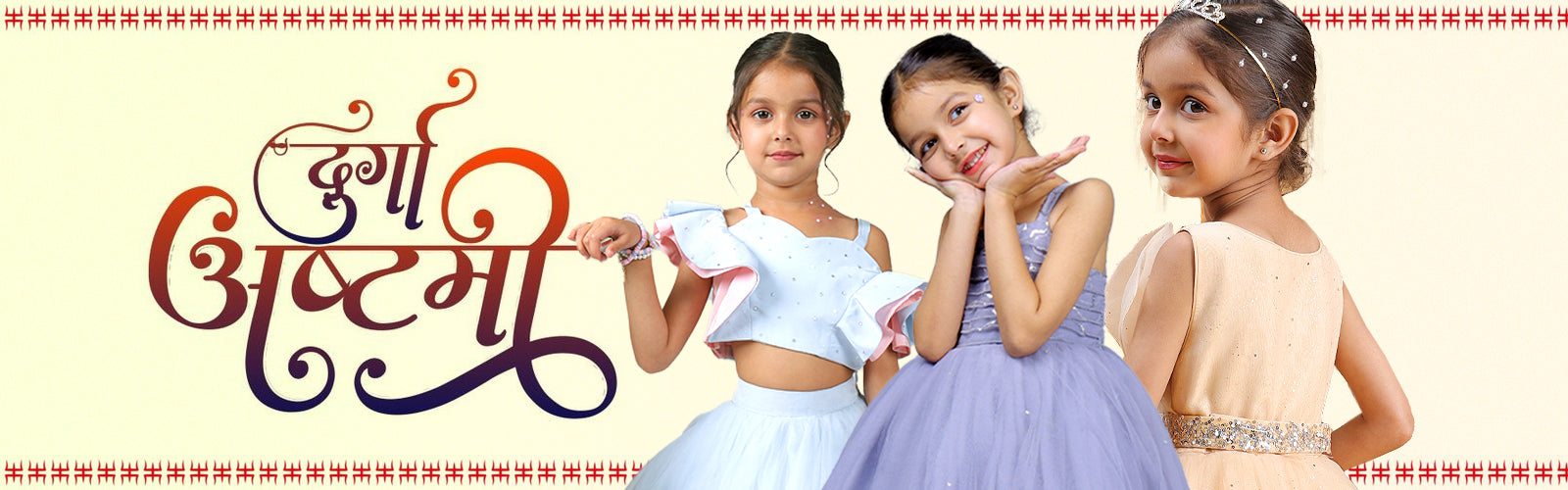 Dress up your little girl in the best Ashtami Looks on this Navratri