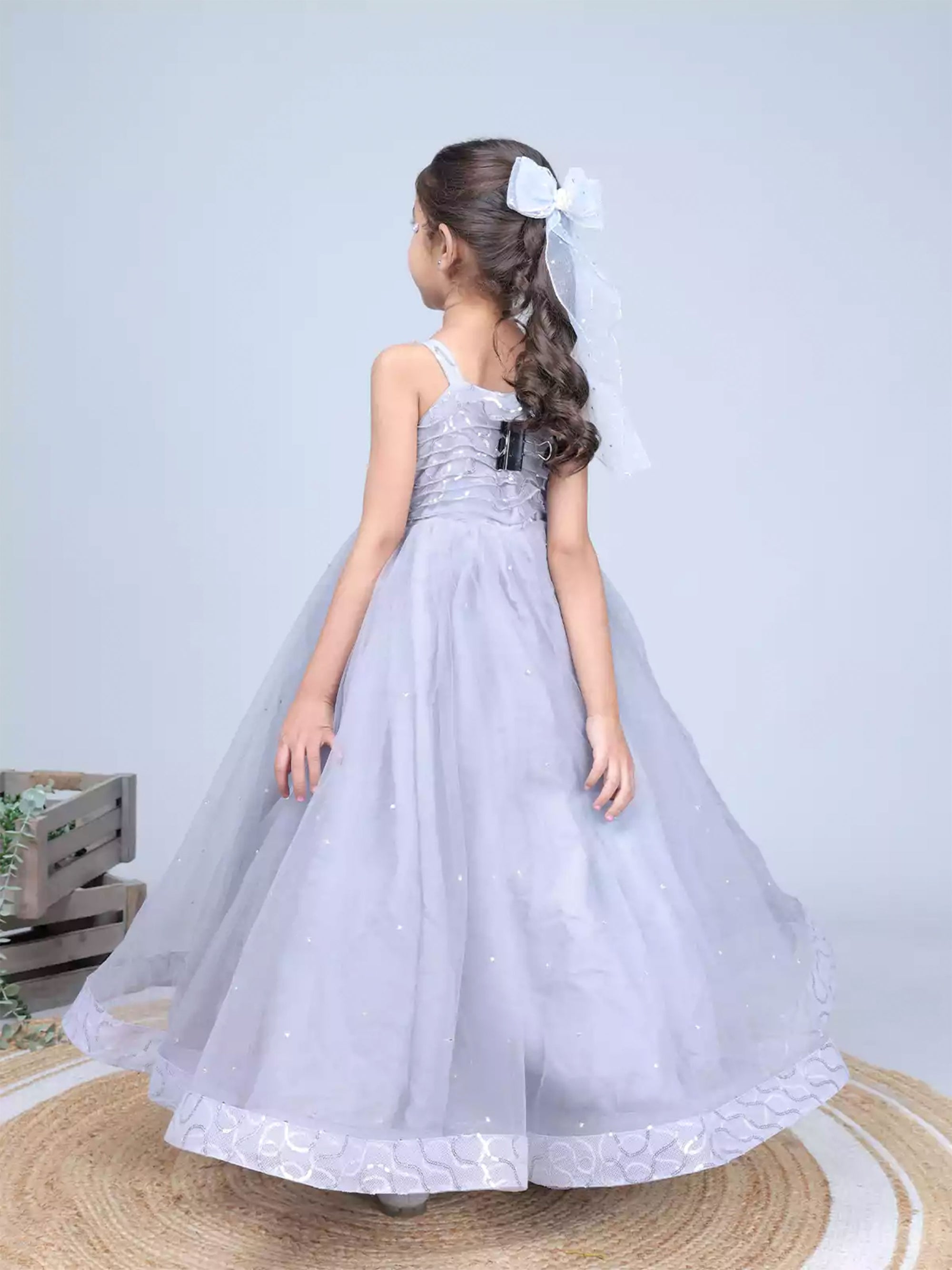 Light Grey Ball Gown dress