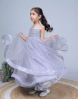 Light Grey Ball Gown dress