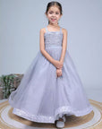 Light Grey Ball Gown dress