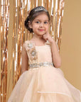 sepia yellow Princess Ball Gown Dress