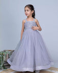 Light Grey Ball Gown dress