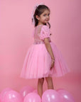 Pink Fairy Tale Short Frock Dress