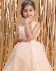 sepia yellow Princess Ball Gown Dress