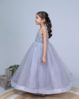 Light Grey Ball Gown dress