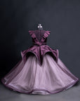 Maroon Princess Party Wear Gown